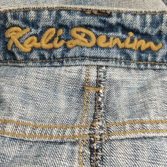 Kali Denim Distressed Mini Skirt Size 11 NEW - Picture 7 of 8